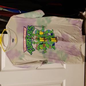 Old Navy large tye dye teenage mutant ninja turtles t-shirt